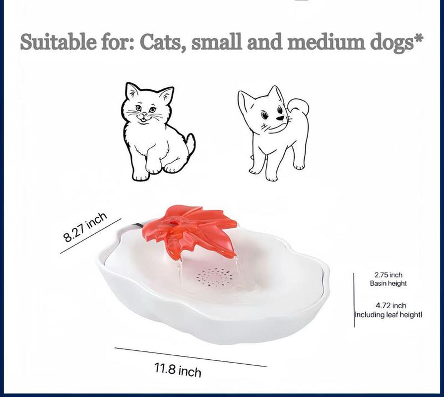 Pet Feeding Supplies Automatic Pet Water Dispenser Five Layers of Filtration Provide Clean, Flowing Water of 1.8L