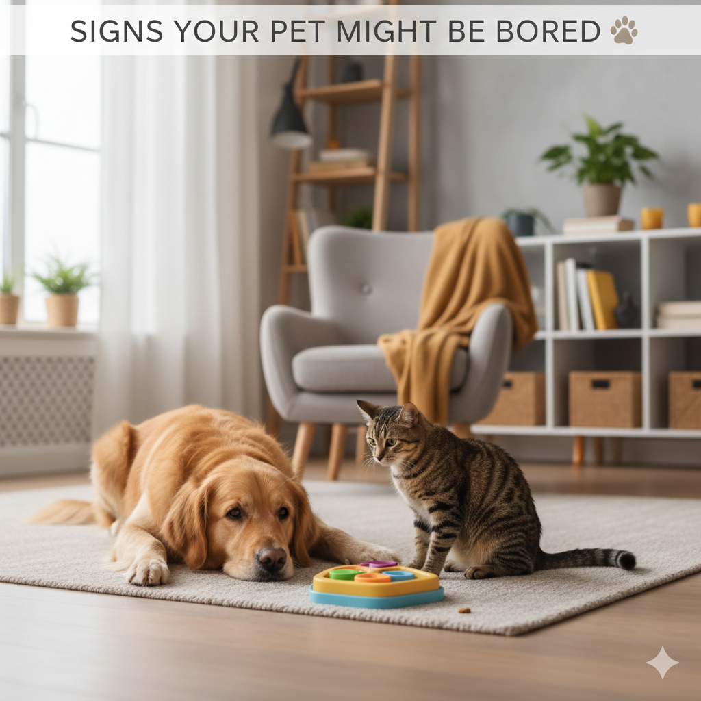 5 Common Signs Your Pet Might Be Bored