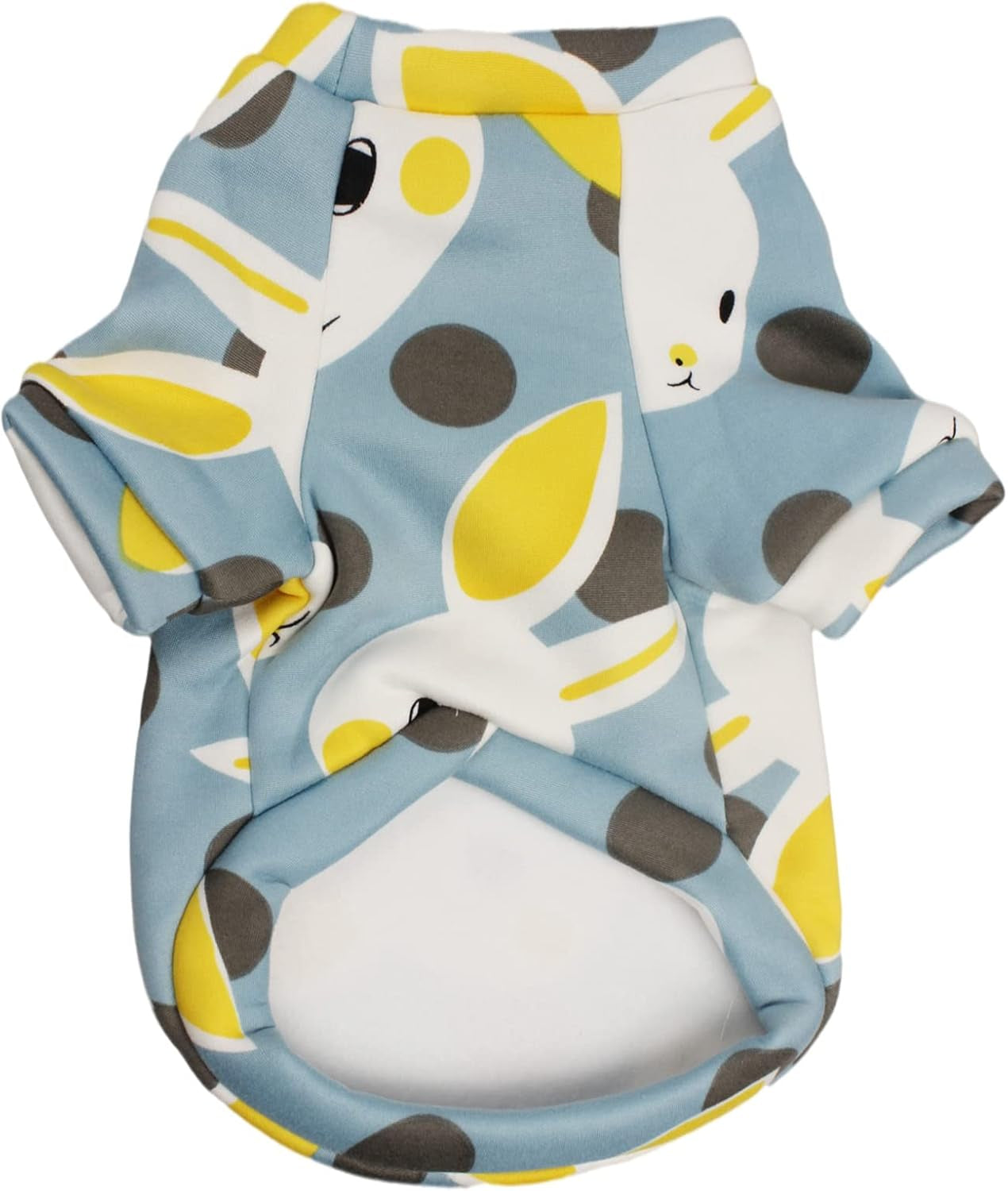 Cartoon Pattern Dog Clothes Cotton Dog Shirt for Pet Clothes Puppy T-Shirts Cat Tee Breathable (Rabbit-3, Small)