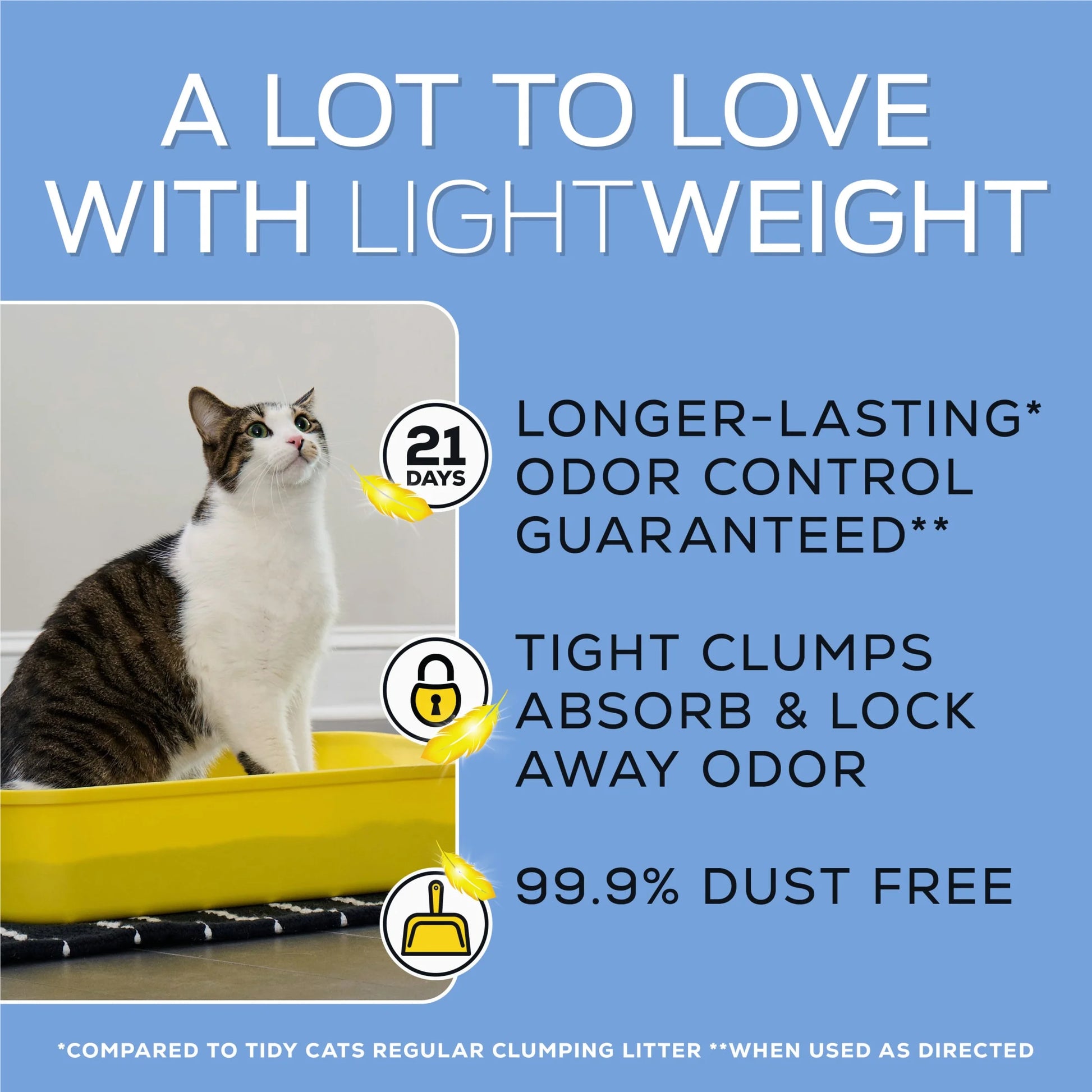 Purina  Lightweight Free and Clean Unscented Clumping Cat Litter