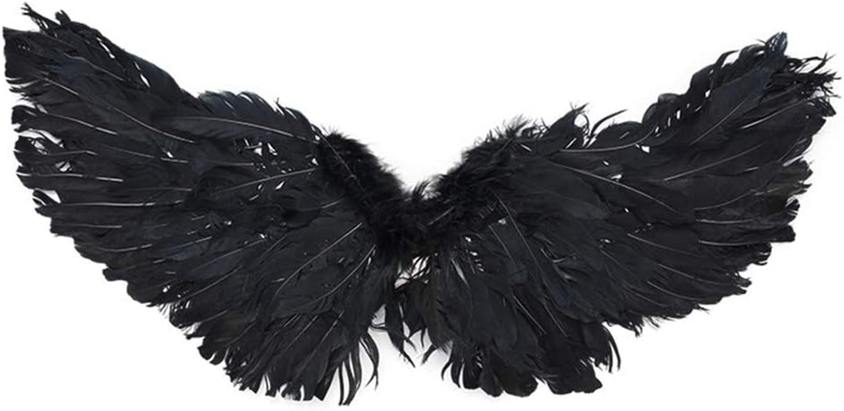 Pet Halloween Costume Cosplay Angel Devil Black White Wing for Dog Cat Rabbit Piggy - Funny Gift at Halloween Party Anime Theme Birthday Christmas (Black, Small)