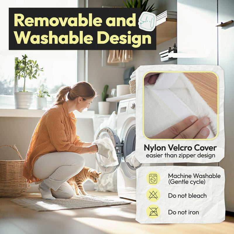 Cat Desk Hammock Bed – Rotating Cat Bed for Desk or Table, Upgraded Clamp with Sponge Pad, Holds up to 50LBS, Soft & Sturdy Cat Nest for Indoor Cats