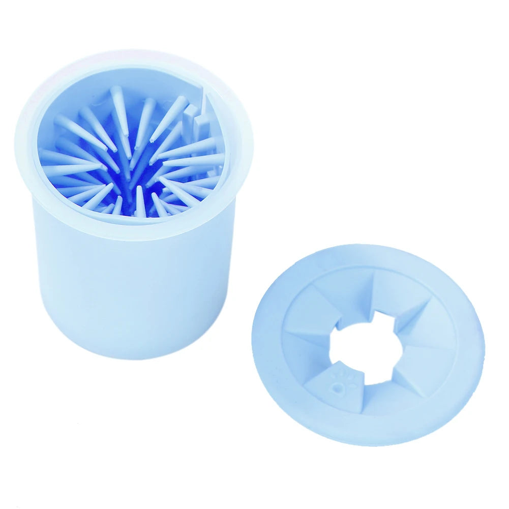 Pet Paw Cleaner Soft Silicone Foot Cleaning Brush Portable Pet Dogs Towel Foot Washer Cleaning Bucket Clean Brush Supplies