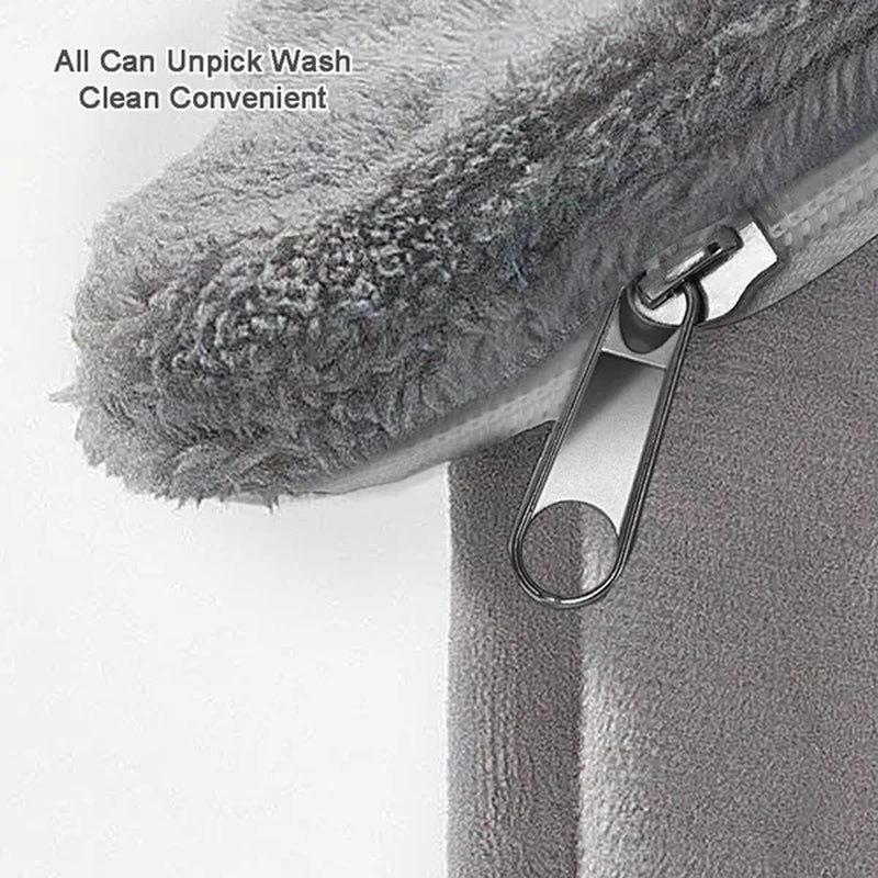 Cat Pet Dog Warm House Cave Beds for Indoor Cats Cozy Wool Igloo Nest Kennel S/M/L