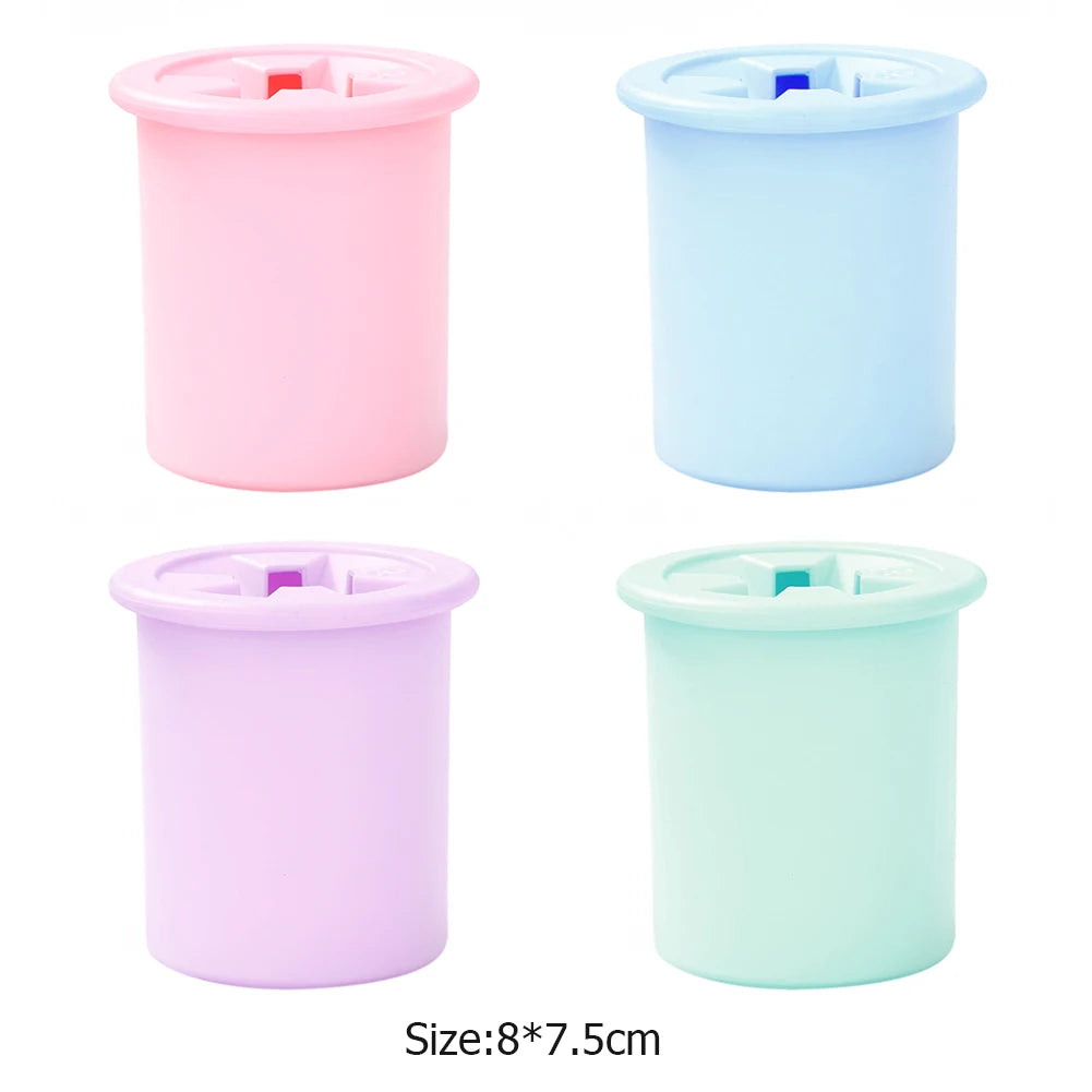 Pet Paw Cleaner Soft Silicone Foot Cleaning Brush Portable Pet Dogs Towel Foot Washer Cleaning Bucket Clean Brush Supplies