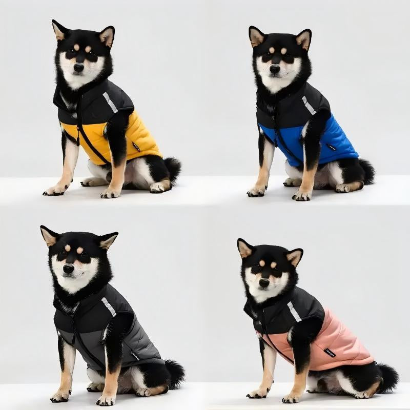 Warm Winter Dog Hoodie Jacket - Comfortable, Fashionable, Lightweight, Available in Multiple Sizes for Puppies