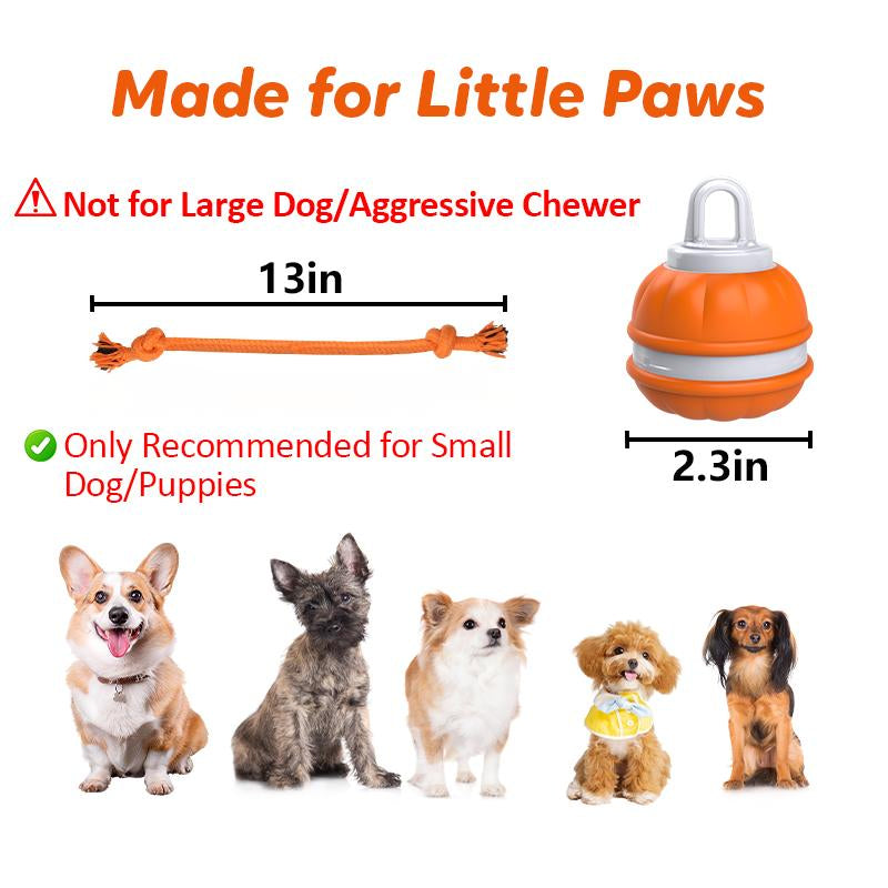 Lovely Caves Interactive Dog Ball Toys with Rope