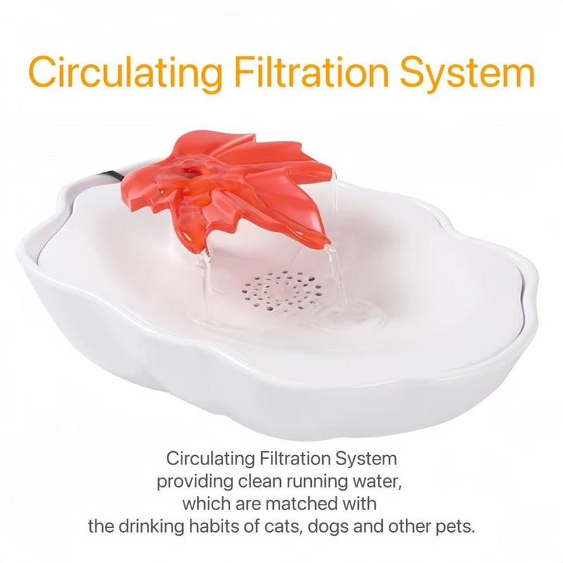 Pet Feeding Supplies Automatic Pet Water Dispenser Five Layers of Filtration Provide Clean, Flowing Water of 1.8L