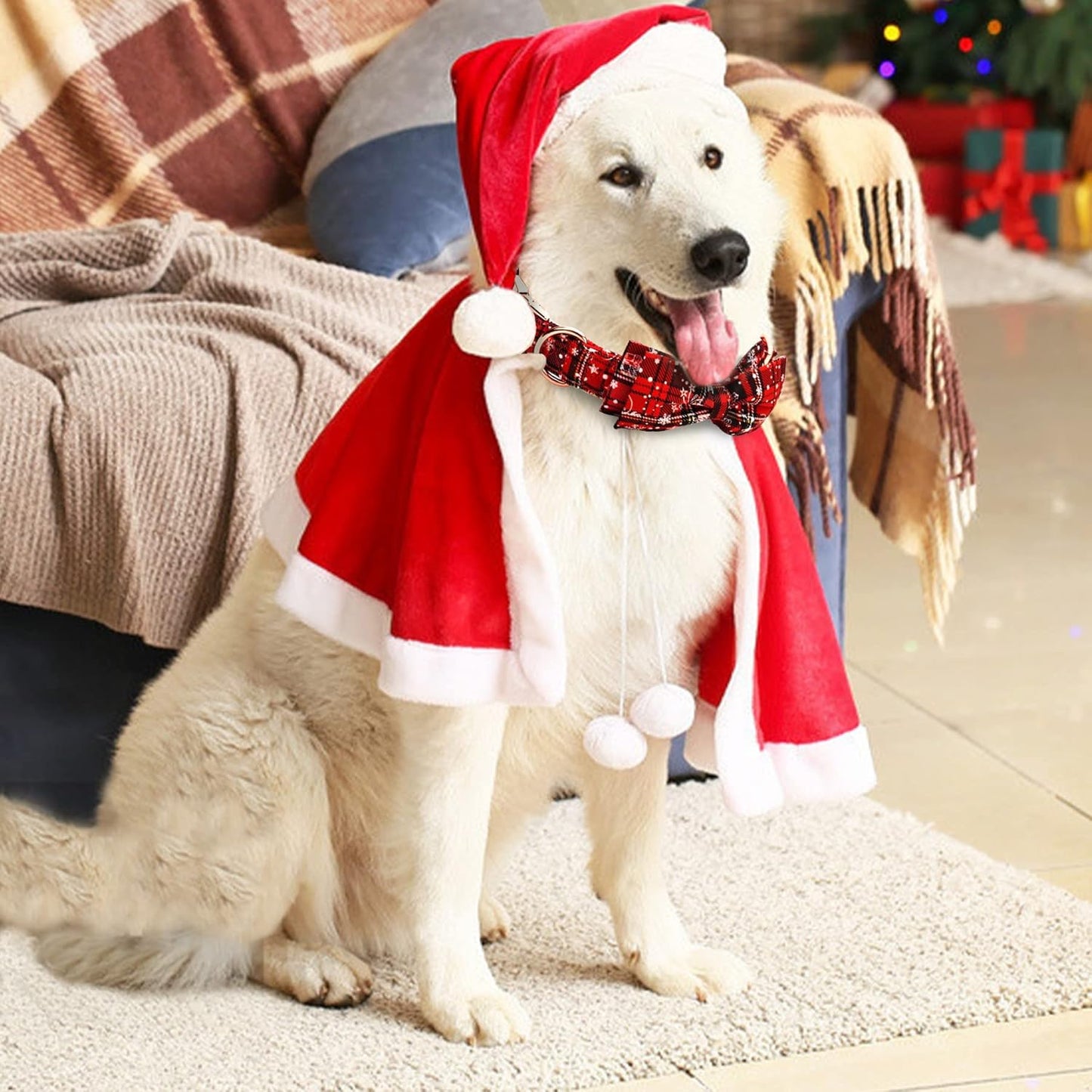 Adjustable Bow Tie Dog Collar Printed Cute Patterns Spring Summer Soft Pet Collars for Small Medium Large Dogs