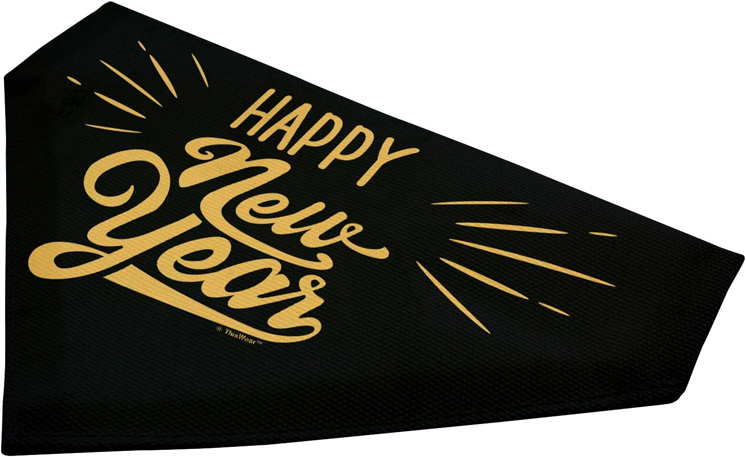 Dog New Years Costume Happy New Year Outfit for Dogs Pet Collar Scarf for Smaller Dogs New Year