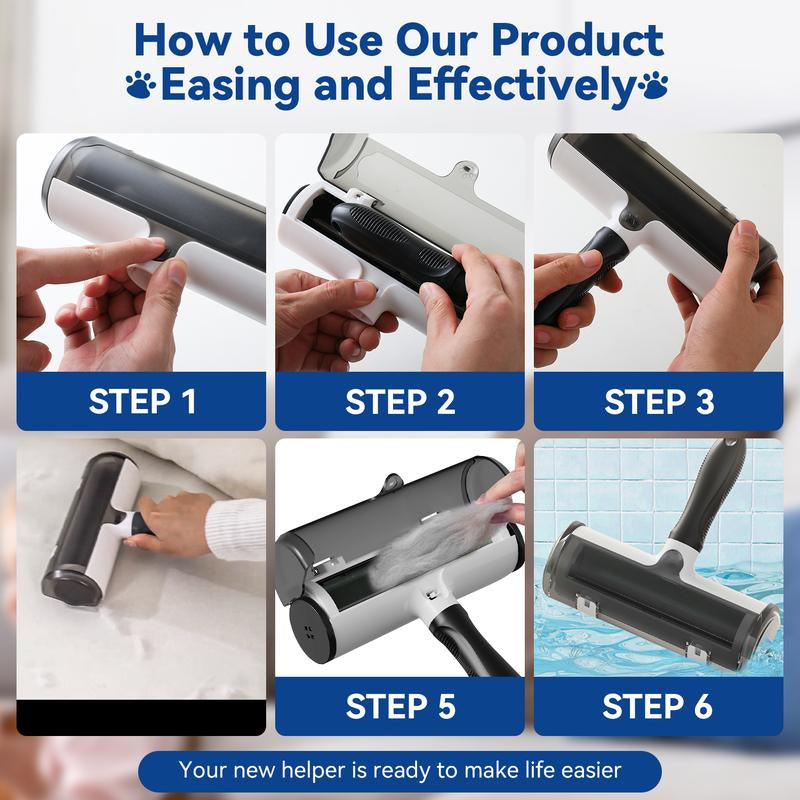Belife Pet Hair Removal Tool-Reusable Lint Roller for Pet Hair - Portable Pet Hair Remover - Dog and Cat Hair Remover for Couch, Furniture, Carpet, Clothes and Car Seat