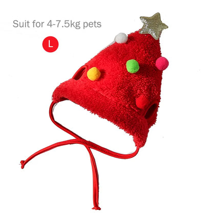 Adorable Funny Dog Christmas Hat and Santa Bibs - Perfect for Holiday Parties and Festive Cosplay!