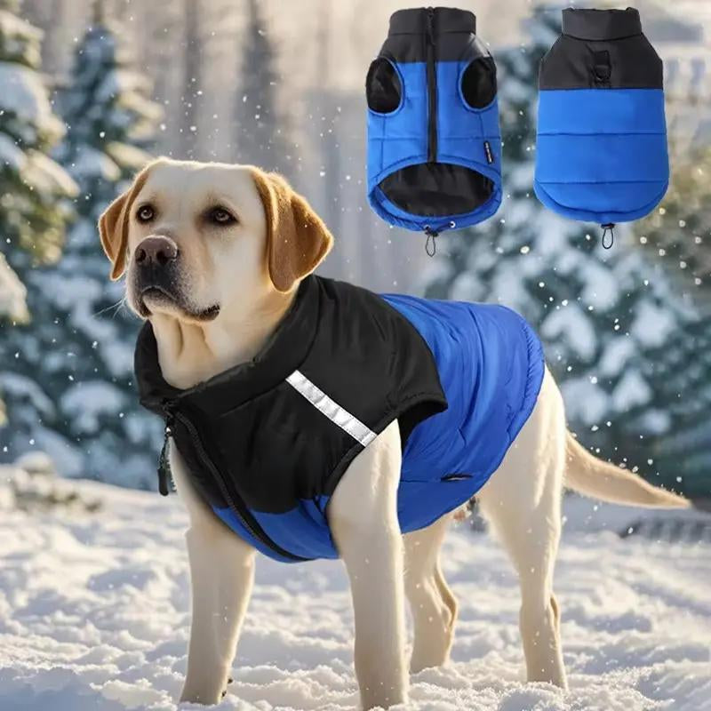 Warm Winter Dog Hoodie Jacket - Comfortable, Fashionable, Lightweight, Available in Multiple Sizes for Puppies